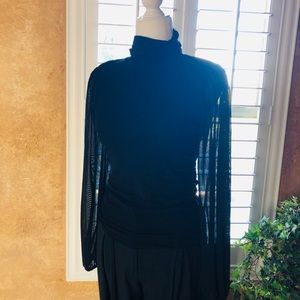 GANNI Black used blouse SZ M